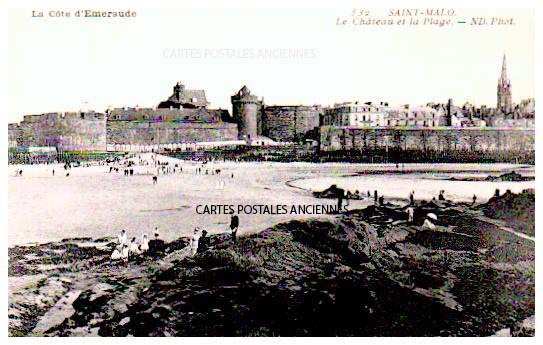 Cartes postales anciennes > CARTES POSTALES > carte postale ancienne > cartes-postales-ancienne.com Bretagne Saint Malo