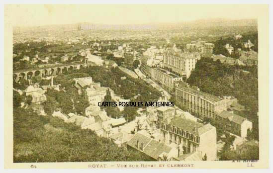 Cartes postales anciennes > CARTES POSTALES > carte postale ancienne > cartes-postales-ancienne.com Puy de dome  Royat