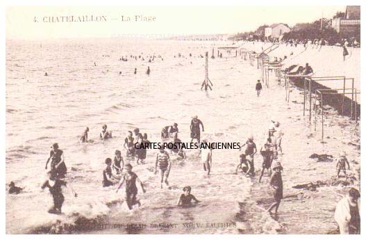 Cartes postales anciennes > CARTES POSTALES > carte postale ancienne > cartes-postales-ancienne.com Nouvelle aquitaine Chatelaillon Plage
