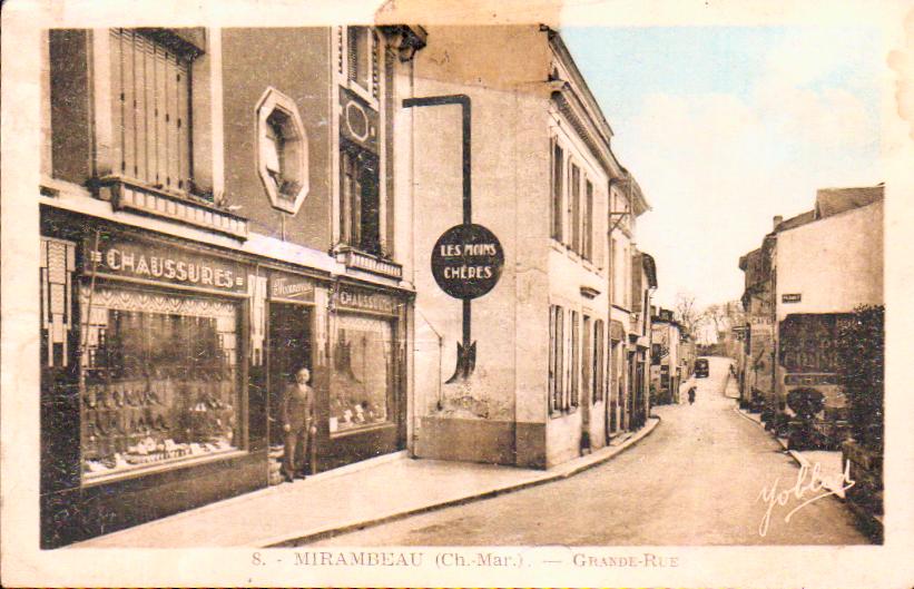 Cartes postales anciennes > CARTES POSTALES > carte postale ancienne > cartes-postales-ancienne.com Nouvelle aquitaine Charente maritime Mirambeau