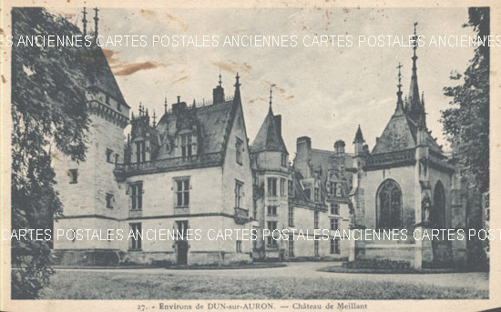 Cartes postales anciennes > CARTES POSTALES > carte postale ancienne > cartes-postales-ancienne.com Cher  Dun Sur Auron