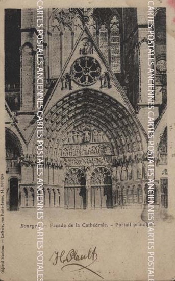 Cartes postales anciennes > CARTES POSTALES > carte postale ancienne > cartes-postales-ancienne.com Cher  Bourges
