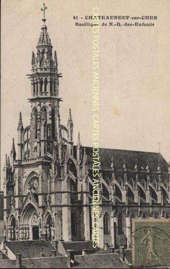 Cartes postales anciennes > CARTES POSTALES > carte postale ancienne > cartes-postales-ancienne.com Cher  Chateauneuf Sur Cher