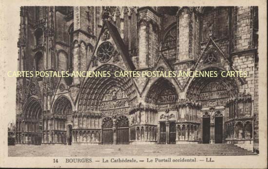 Cartes postales anciennes > CARTES POSTALES > carte postale ancienne > cartes-postales-ancienne.com Cher  Bourges