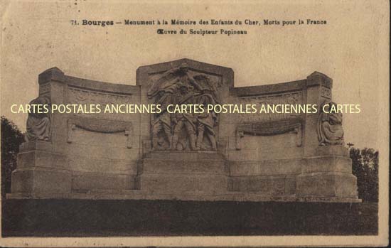 Cartes postales anciennes > CARTES POSTALES > carte postale ancienne > cartes-postales-ancienne.com Cher  Bourges