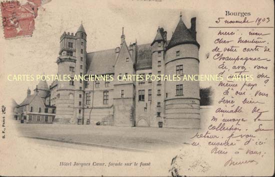 Cartes postales anciennes > CARTES POSTALES > carte postale ancienne > cartes-postales-ancienne.com Cher  Bourges
