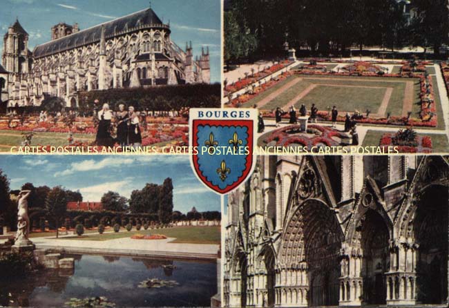 Cartes postales anciennes > CARTES POSTALES > carte postale ancienne > cartes-postales-ancienne.com Cher  Bourges