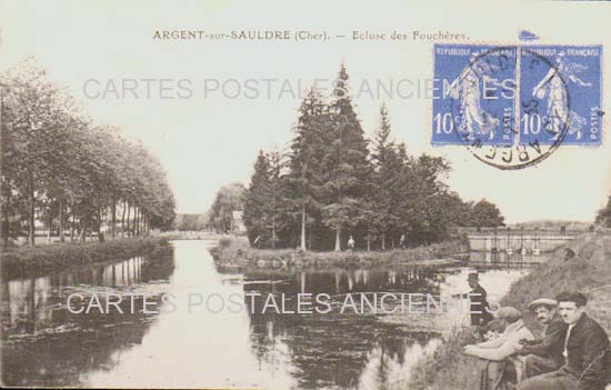 Cartes postales anciennes > CARTES POSTALES > carte postale ancienne > cartes-postales-ancienne.com Cher  Argent Sur Sauldre