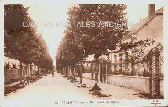 Cartes postales anciennes > CARTES POSTALES > carte postale ancienne > cartes-postales-ancienne.com Cher  Argent Sur Sauldre
