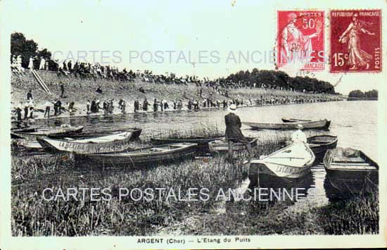 Cartes postales anciennes > CARTES POSTALES > carte postale ancienne > cartes-postales-ancienne.com Centre val de loire  Cher Argent Sur Sauldre