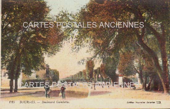 Cartes postales anciennes > CARTES POSTALES > carte postale ancienne > cartes-postales-ancienne.com Cher  Bourges