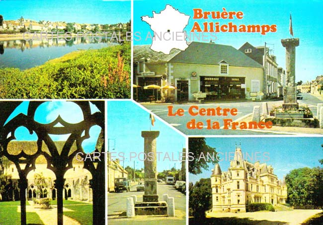 Cartes postales anciennes > CARTES POSTALES > carte postale ancienne > cartes-postales-ancienne.com Centre val de loire  Cher Bruere Allichamps