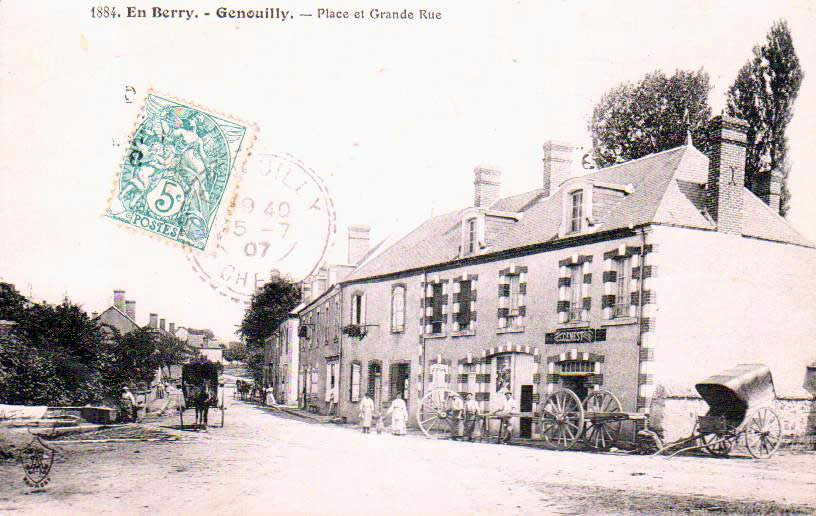 Cartes postales anciennes > CARTES POSTALES > carte postale ancienne > cartes-postales-ancienne.com Cher  Genouilly