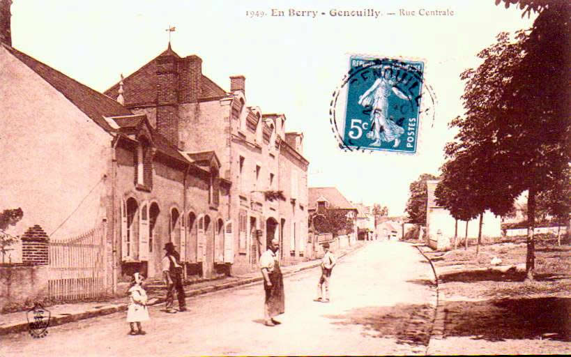 Cartes postales anciennes > CARTES POSTALES > carte postale ancienne > cartes-postales-ancienne.com Centre val de loire  Cher Genouilly