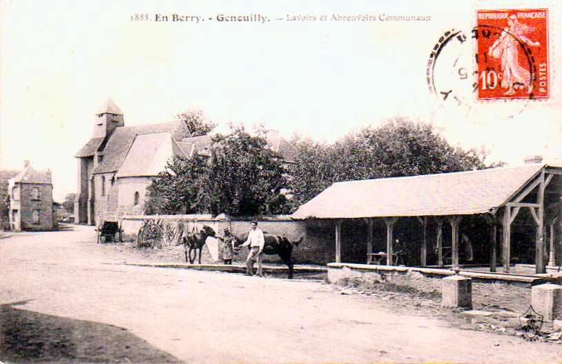 Cartes postales anciennes > CARTES POSTALES > carte postale ancienne > cartes-postales-ancienne.com Centre val de loire  Cher Genouilly