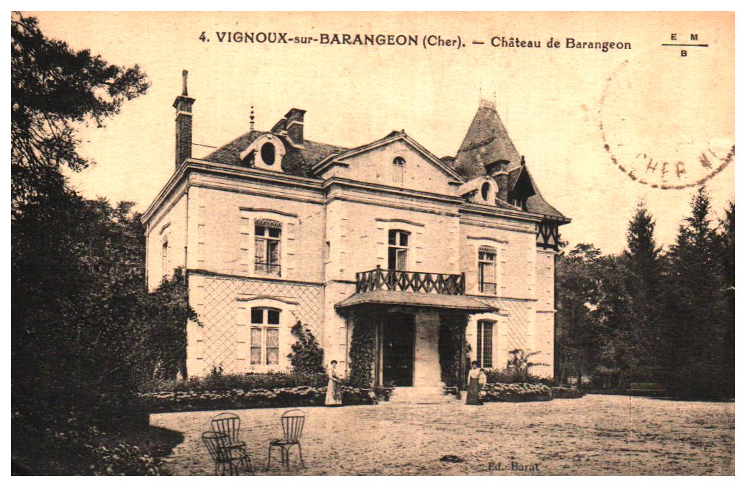 Cartes postales anciennes > CARTES POSTALES > carte postale ancienne > cartes-postales-ancienne.com Centre val de loire  Cher Vignoux Sur Barangeon