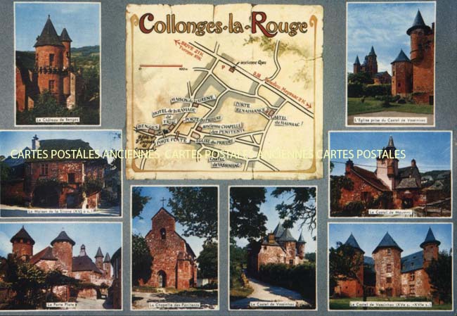 Cartes postales anciennes > CARTES POSTALES > carte postale ancienne > cartes-postales-ancienne.com Nouvelle aquitaine Correze Collonges La Rouge