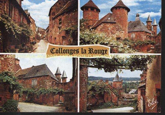 Cartes postales anciennes > CARTES POSTALES > carte postale ancienne > cartes-postales-ancienne.com Nouvelle aquitaine Correze Collonges La Rouge