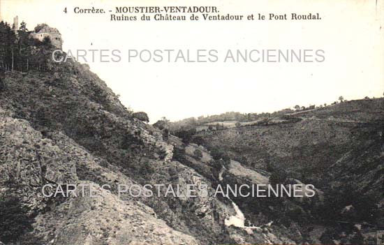 Cartes postales anciennes > CARTES POSTALES > carte postale ancienne > cartes-postales-ancienne.com Nouvelle aquitaine Correze Moustier Ventadour