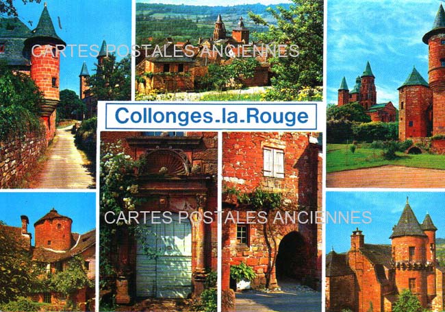 Cartes postales anciennes > CARTES POSTALES > carte postale ancienne > cartes-postales-ancienne.com Nouvelle aquitaine Correze Collonges La Rouge