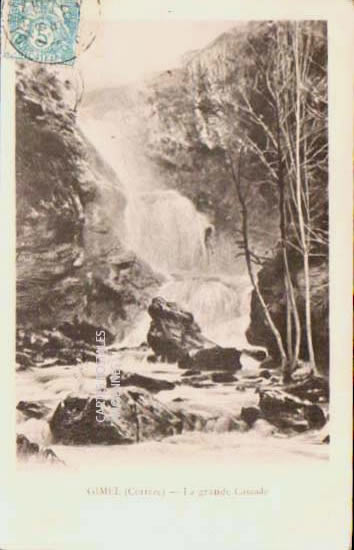 Cartes postales anciennes > CARTES POSTALES > carte postale ancienne > cartes-postales-ancienne.com Correze  Gimel Les Cascades