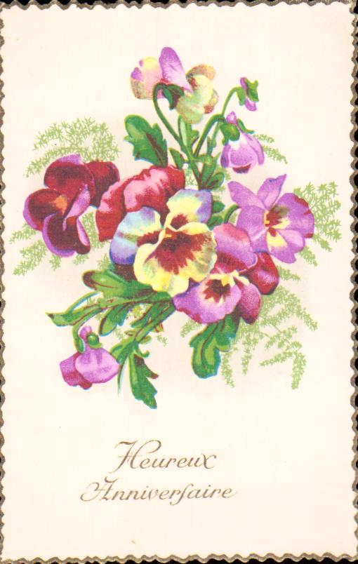 Cartes postales anciennes > CARTES POSTALES > carte postale ancienne > cartes-postales-ancienne.com Anniversaire