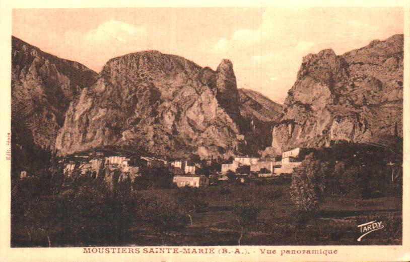 Provence alpes cote d'azur Alpes de haute provence Moustiers Sainte Marie