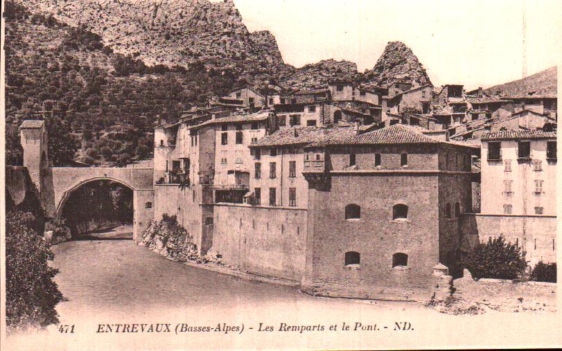 Provence alpes cote d'azur Alpes de haute provence Entrevaux