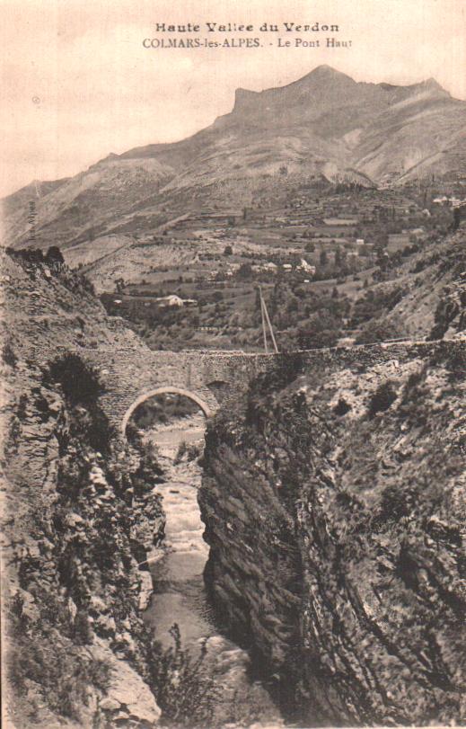 Cartes postales anciennes > CARTES POSTALES > carte postale ancienne > cartes-postales-ancienne.com Provence alpes cote d'azur Hautes alpes Colmars