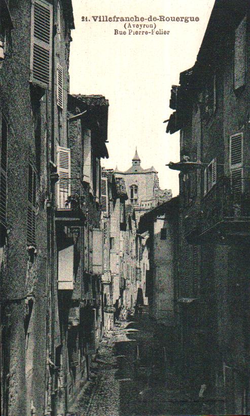 Cartes postales anciennes > CARTES POSTALES > carte postale ancienne > cartes-postales-ancienne.com Occitanie Aveyron Villefranche De Rouergue