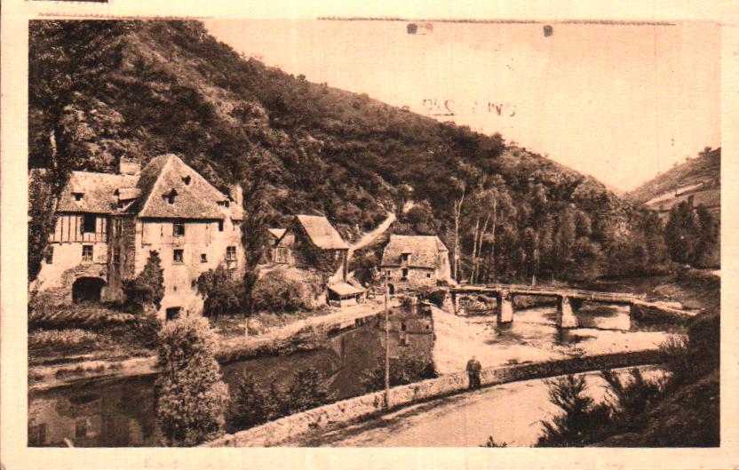 Cartes postales anciennes > CARTES POSTALES > carte postale ancienne > cartes-postales-ancienne.com Occitanie Aveyron Conques