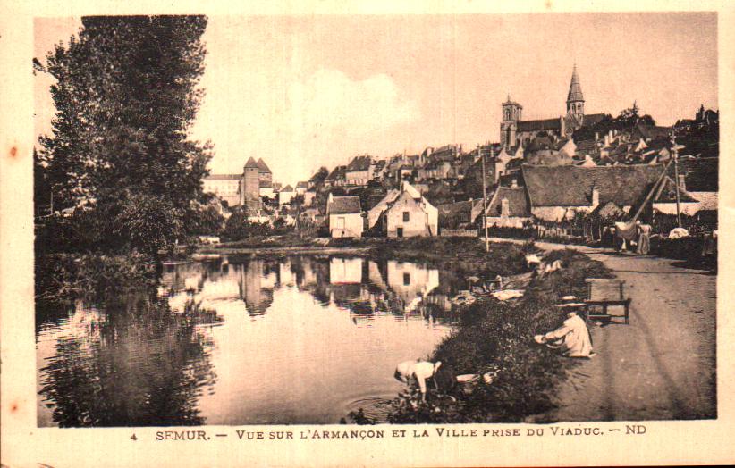 Cartes postales anciennes > CARTES POSTALES > carte postale ancienne > cartes-postales-ancienne.com Bourgogne franche comte Cote d'or Semur En Auxois
