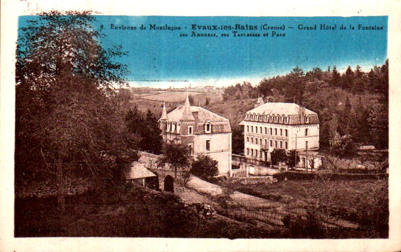 Cartes postales anciennes > CARTES POSTALES > carte postale ancienne > cartes-postales-ancienne.com Nouvelle aquitaine Evaux Les Bains