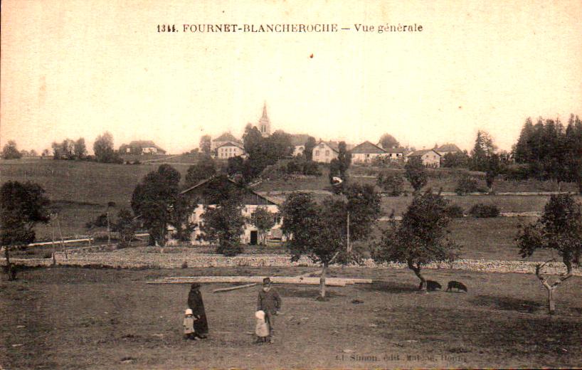 Cartes postales anciennes > CARTES POSTALES > carte postale ancienne > cartes-postales-ancienne.com Bourgogne franche comte Fournet Blancheroche
