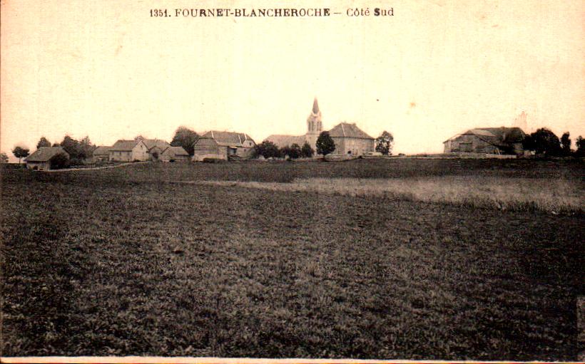 Cartes postales anciennes > CARTES POSTALES > carte postale ancienne > cartes-postales-ancienne.com Bourgogne franche comte Fournet Blancheroche