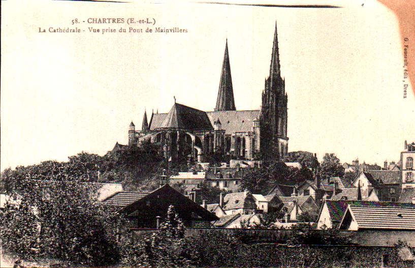 Cartes postales anciennes > CARTES POSTALES > carte postale ancienne > cartes-postales-ancienne.com Centre val de loire  Eure et loir Chartres