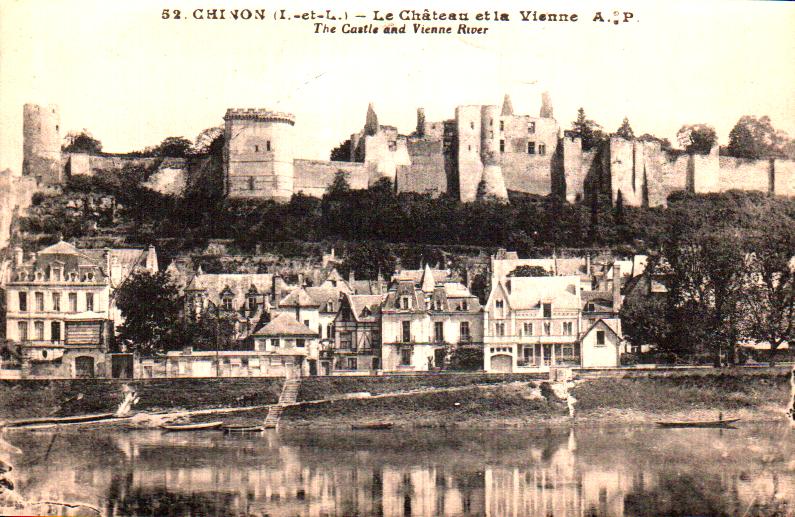 Cartes postales anciennes > CARTES POSTALES > carte postale ancienne > cartes-postales-ancienne.com Centre val de loire  Indre et loire Chinon