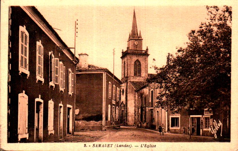 Cartes postales anciennes > CARTES POSTALES > carte postale ancienne > cartes-postales-ancienne.com Nouvelle aquitaine Samadet