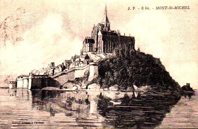 Cartes postales anciennes > CARTES POSTALES > carte postale ancienne > cartes-postales-ancienne.com Normandie Manche Le Mont Saint Michel