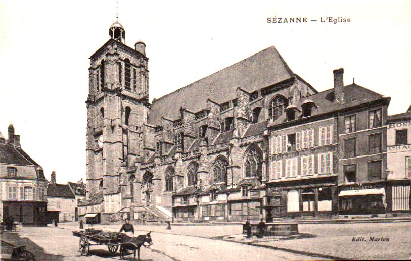 Cartes postales anciennes > CARTES POSTALES > carte postale ancienne > cartes-postales-ancienne.com Grand est Marne Sezanne