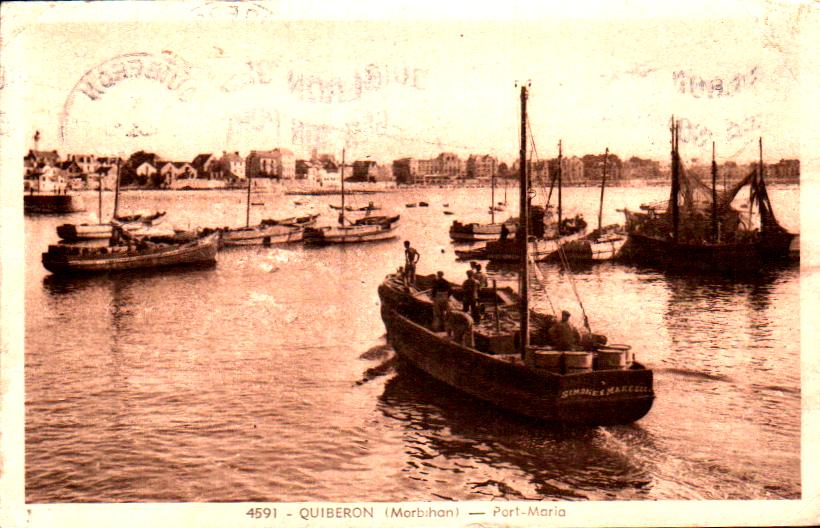 Cartes postales anciennes > CARTES POSTALES > carte postale ancienne > cartes-postales-ancienne.com Bretagne Morbihan Quiberon