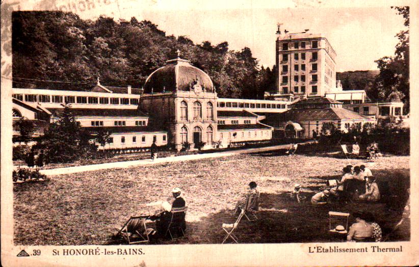 Bourgogne franche comte Nievre Saint Honore Les Bains