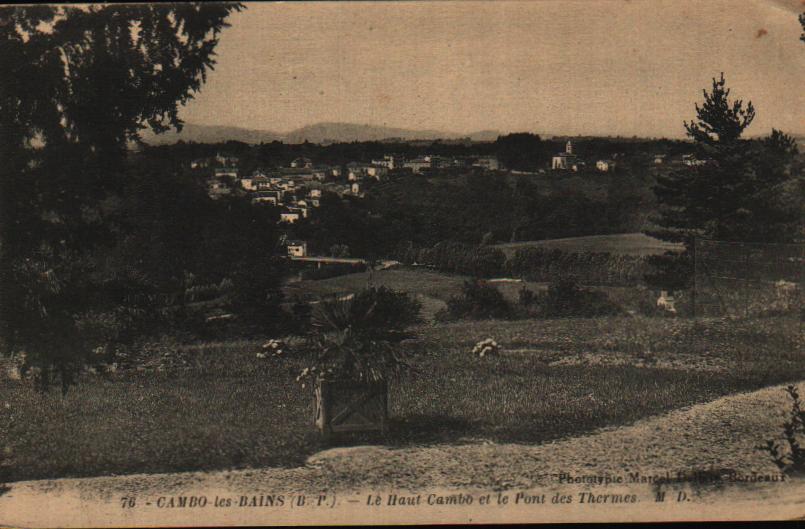 Cartes postales anciennes > CARTES POSTALES > carte postale ancienne > cartes-postales-ancienne.com Nouvelle aquitaine Cambo Les Bains