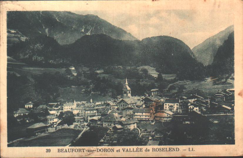 Cartes postales anciennes > CARTES POSTALES > carte postale ancienne > cartes-postales-ancienne.com Auvergne rhone alpes Savoie Beaufort