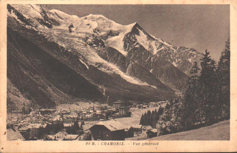 Cartes postales anciennes > CARTES POSTALES > carte postale ancienne > cartes-postales-ancienne.com Haute savoie  Chamonix Mont Blanc