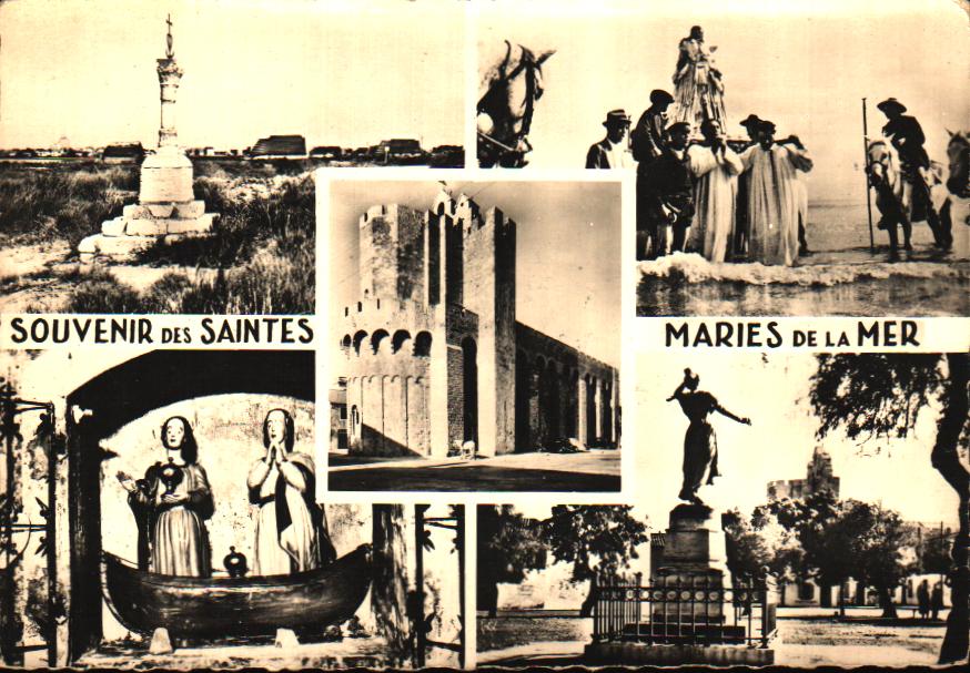 Cartes postales anciennes > CARTES POSTALES > carte postale ancienne > cartes-postales-ancienne.com Provence alpes cote d'azur Bouches du rhone Saintes Maries De La Mer