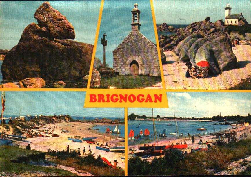 Cartes postales anciennes > CARTES POSTALES > carte postale ancienne > cartes-postales-ancienne.com Finistere  Brignogan Plage