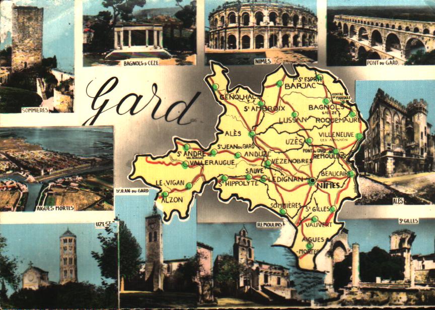 Cartes postales anciennes > CARTES POSTALES > carte postale ancienne > cartes-postales-ancienne.com Occitanie Gard Nimes