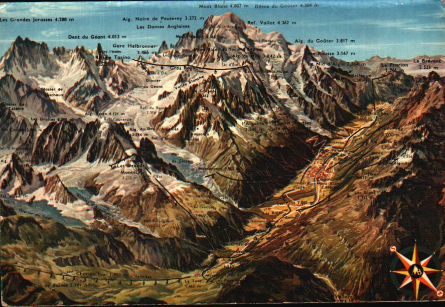 Cartes postales anciennes > CARTES POSTALES > carte postale ancienne > cartes-postales-ancienne.com Auvergne rhone alpes Chamonix Mont Blanc