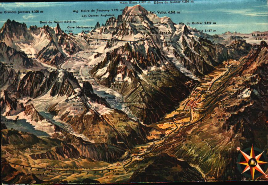 Cartes postales anciennes > CARTES POSTALES > carte postale ancienne > cartes-postales-ancienne.com Haute savoie  Chamonix Mont Blanc